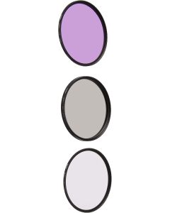 Vivitar VIV-FK3-82 3 Piece Filter Kit 82mm UV-FDL/CPL (Black)
